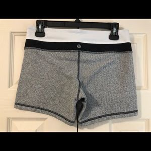 Lululemon fitted athletic short; Size 8.